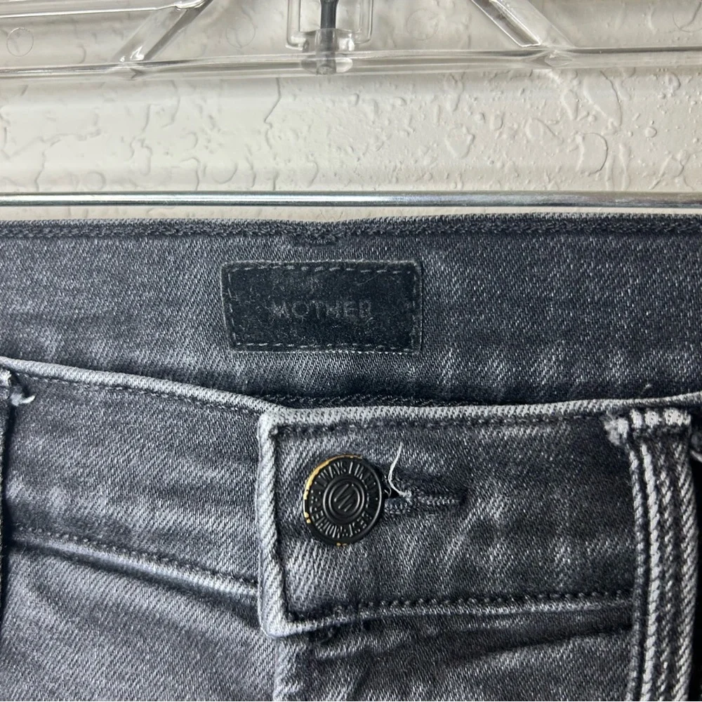 MOTHER The Rambler Zip Ankle Jeans Vroom Size 27 - Picture 3 of 10